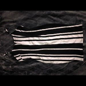 Black and White Stripped Dress